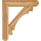 Ekena Millwork Merced Craftsman Rough Sawn Bracket, Western Red Cedar, 6"W x 36"D x 40"H BKT06X36X40MRC04RWR - alternate 3